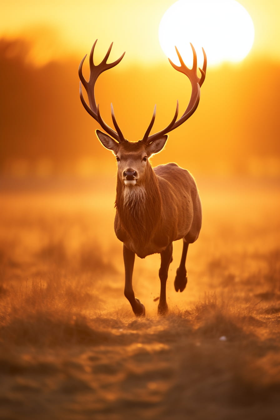 deer in sunlight